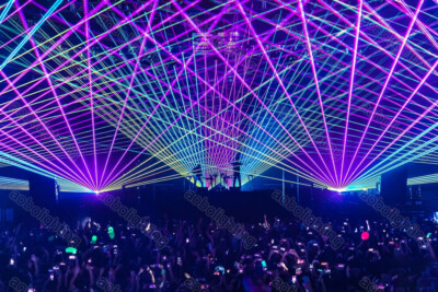 Show laser en événement